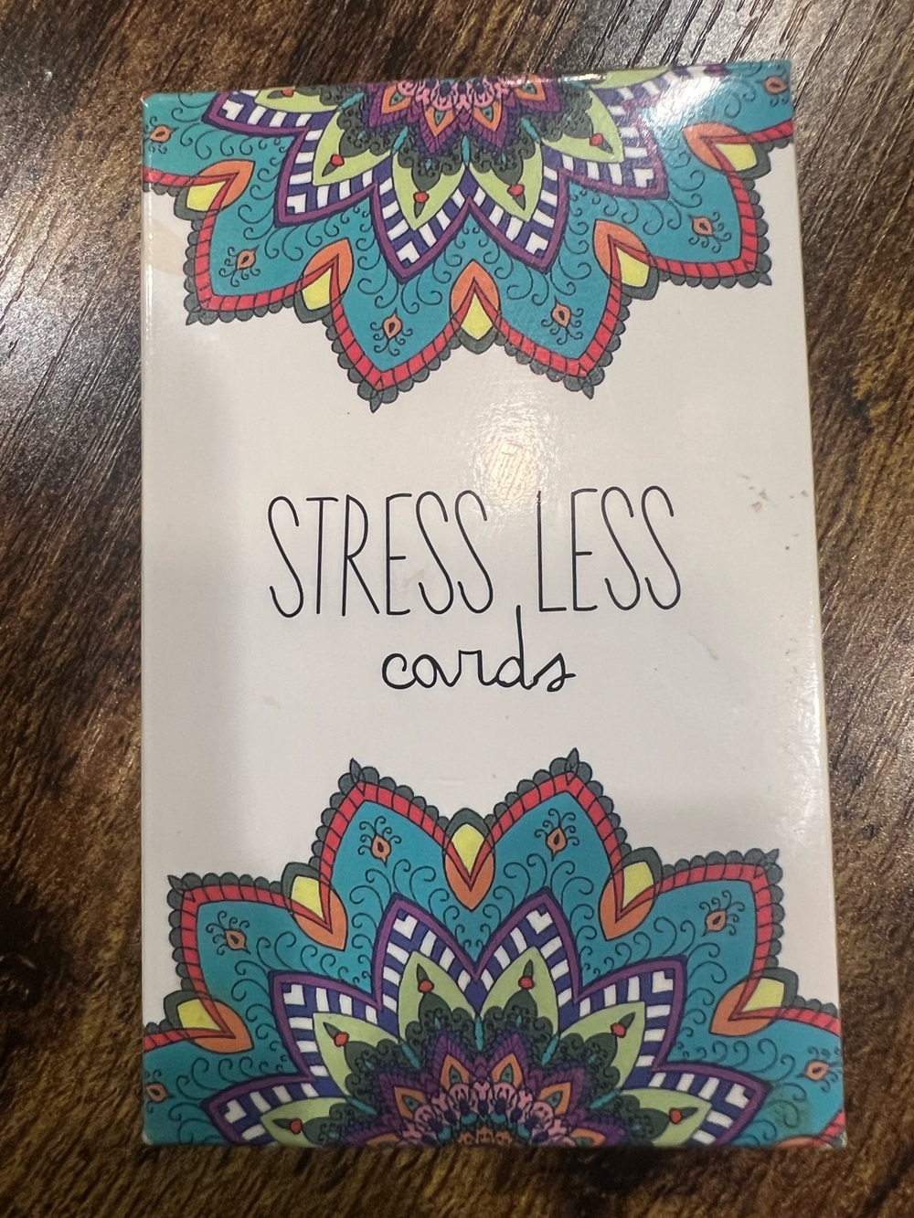 Sunny Present Stress Less Cards | 50 Mindfulness & Stress Relief Exercises